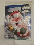 Design Works Crafts #5031 Felt Stocking Winking Santa With Candy Cane. Fixed Price $24.99.