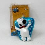 2005 Family Guy Brian The Dog Nightcap Anyone Ornament Kurt Adler Blue Glass. Fixed Price $19.99.