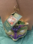 Old World Christmas Ornament Mask. Fixed Price $17.99.