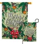 Merry Chistmas Garden Flag Winter Christmas Decorative Gift Yard House Banner. Fixed Price $78.95.