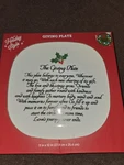 Holiday Style The Giving Plate, Holly Berry Ceramic Christmas 10.5 Nib. Fixed Price $12.50.