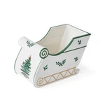Spode 7.5" Christmas Tree Figural Sleigh - Decorative Festive Holiday Candy Dish. Fixed Price $72.00.