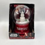 Star Wars -gemmy Globe Moving Darth Vader Stormtrooper Snowman Musical. Fixed Price $22.95.