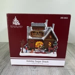 Enchanted Forest Holiday Sugar Shack Village Building Lighted New Open Box. Fixed Price $44.99.