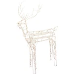 Animated 3-D Wire Standing Buck Reindeer, Lighted Moving Christmas Yard D.... Fixed Price $144.92.