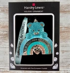 Harvey Lewis Ornament, Baby's First Christmas, 2024 Blue Teddy Bear. Fixed Price $8.00.