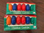 Lot K Mart Vintage Outdoor Cool-lite C91/4-7W Multi Color Christmas Lights Bulbs. Fixed Price $5.00.