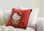 Sanrio Hello Kitty Golden Christmas Gingerbread Dress Decorative Pillow. Fixed Price $31.00.
