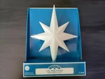 New Holiday Time Christmas 11" Frosted Liberty Star Tree Topper With Warm White. Fixed Price $18.69.