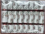 Robin Reed 10" Classic Christmas Crackers, Jolly Holly Design - Box Of 8 (52401). Fixed Price $38.00.