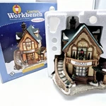 Santas Workbench Potion Pill Apothecary Christmas Village House In Box. Fixed Price $49.95.