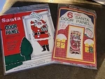 Lot 2 Vintage Christmas Door Panels 1 Nos And Used. Fixed Price $14.99.