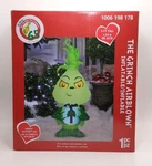 Dr Seuss Grinch Holding Mistletoe 4FT Gemmy Airblown Inflatable Christmas New. Fixed Price $46.95.