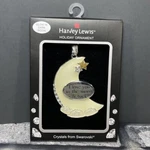 Harvey Lewis Ornament Love You To The Moon & Back Swarovski Crystals Glows New. Fixed Price $12.00.