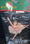 Kurt Adler Pink Girl Ballerina Leaping Christmas Ornament W3870 5 Available New. Fixed Price $14.99.