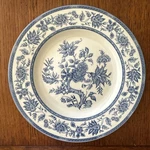 Queens Indian Tree Salad Dessert Plate Vintage Made England 8.5. Fixed Price $10.00.