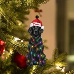 Personalized Black Lab Christmas Ornament, Custom Dog Lover Gift,. Fixed Price $12.97.