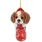 New Pacific Giftware Ornament Charles Spaniel Dog Christmas Stocking Sock. Fixed Price $8.08.