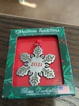 Gloria Duchin 2021 Snowflake Collectible Christmas Ornament. Fixed Price $10.00.