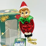Old World Christmas Pixie Elf Clip On Glass Ornament 24154 Nib Retro Vtg Style. Fixed Price $19.99.
