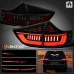 Fits 2011-2014 Toyota Sienna Smoke Full Led Tail Lights Sequential Turn Signal. Fixed Price $268.26.