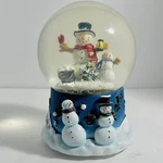 Northlight 6.75" Snowman And Family Musical Christmas Globe Glitter-dome. Fixed Price $37.99.