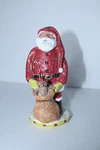 Demdaco Patchwork Christmas Laura Benge Jolly Santa Claus Figurine 2015. Fixed Price $32.50.