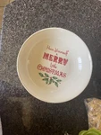 Lenox Have Yourself Merry Little Christmas Sentiment Bowl. Fixed Price $25.00.