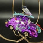 Decoris Glass Ornament Purple Car Surfboard Lights Coastal Christmas Holiday 5. Fixed Price $12.75.