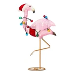 Holiday Time 33.5IN Up Christmas Flamingo Indoor/outdoor 40 Led Lights New. Fixed Price $69.69.