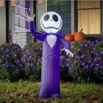 Disney 3.5 Ft Led Airblown Jack Skellington Halloween Inflatable By Gemmy - New. Fixed Price $35.99.