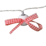 Holiday Living 10CT Warm White Bell Led Battery Powered Christmas Lights Bow New. Fixed Price $9.95.