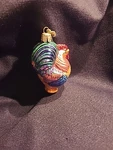 Old World Christmas Rooster Glass Ornament Multicolor. Fixed Price $11.99.