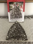 International Co-silver-plated Antique Finish Christmas Tree Candy. Fixed Price $14.99.