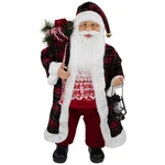 Northlight 24.5" Santa Claus Red Black Checked Coat Christmas Tabletop Decor. Fixed Price $75.59.