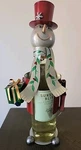 Pfaltzgraff Winterberry 5133843 1/4"H Snowman Iron Wine Bottle Holder. Fixed Price $15.00.