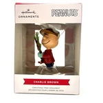 Hallmark 2022 Peanuts Christmas Ornament Charlie Brown With Tree Nib. Fixed Price $12.99.