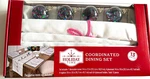Holiday Time 13 Piece Coordinated Dining Set. Fixed Price $15.19.