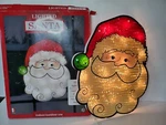 Impact Innovations 17" Lighted Holographic Santa Christmas Window Decor. Fixed Price $19.96.