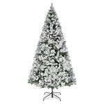 Uimoso 7.2FT Prelit Snow-flocked Christmas Tree With 470 Multicolor Led Lights. Fixed Price $130.99.