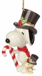 Lenox 2025 Peanuts Snoopy & Woodstock Ornament Candy Cane Beagle Christmas New. Fixed Price $35.00.