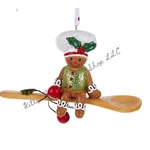 4" Gingerbread Man Wooden Spoon Holiday Ornament Christmas Kurt Adler K8. Fixed Price $15.01.