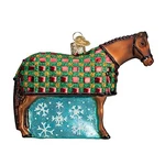 Old World Christmas Winter Snowflake Horse Glass Ornament 12424 Free Box New. Fixed Price $22.99.