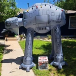 Gemmy Airblown Star Wars At-at Walker Christmas Inflatable 9 Foot Tall. Fixed Price $179.95.