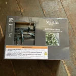 Martha Stewart 98 300 White Christmas Tree Lights New Indoor/outdoor W/remote. Fixed Price $30.00.