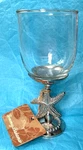 Tommy Bahama Metal Starfish Pedestal Glass Goblet Candle Votive Holder 7" Nwt. Fixed Price $29.85.