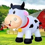 6FT Cow Inflatables Christmas Spring, Farm Ranch Blow Up Animals Cute Calf. Fixed Price $76.99.