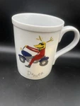 Pottery Barn Hip Holiday Christmas Dasher Reindeer Coffee Tea Mug #2870. Fixed Price $25.00.