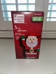 Santa 3.5 Ft Inflatable Christmas Airblown Led Home Accents Holiday Lights Up. Fixed Price $22.00.