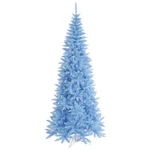 Vickerman 90" Fir Slim Dura-lit Led Artificial Christmas Tree In Sky Blue. Fixed Price $477.02.